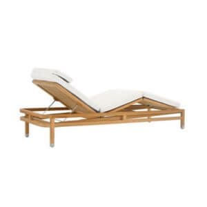 SUMMIT LINLEY LC711 ADJUSTABLE CHAISE W/ CUSHION