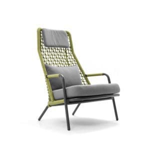 Banyan Tree High Back Lounge Arm Chair