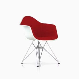 Herman Miller Eames Upholstered Molded Plastic Armchair
