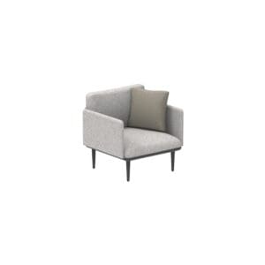Royal Botania STYLETTO LOUNGE 70 ONE SEATER WITH LEFT AND RIGHT ARMREST