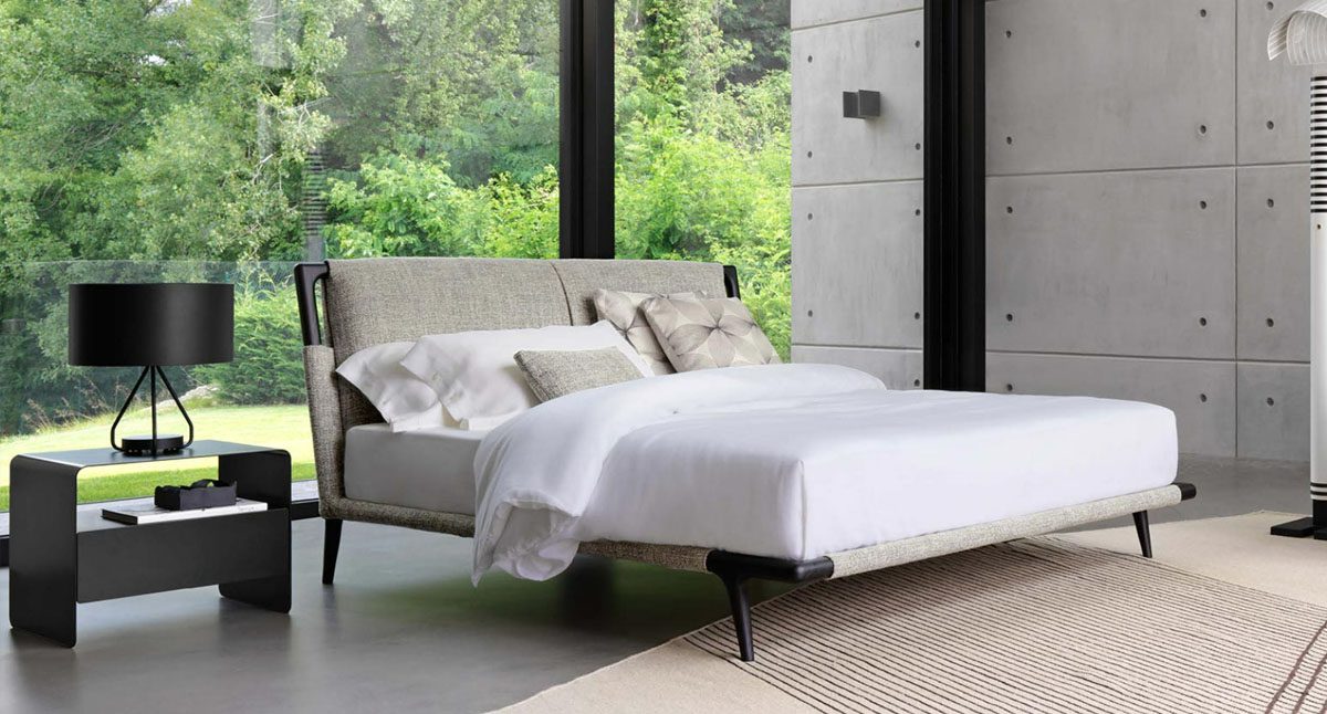 Enter a world of personalized, elegant, exceptional sleep. Experience FLOU at CLIMA Home.