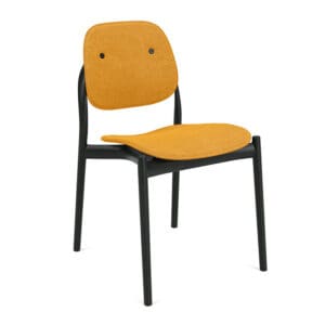 Knoll™ Iquo Chair Armless with Upholstered Seat & Back