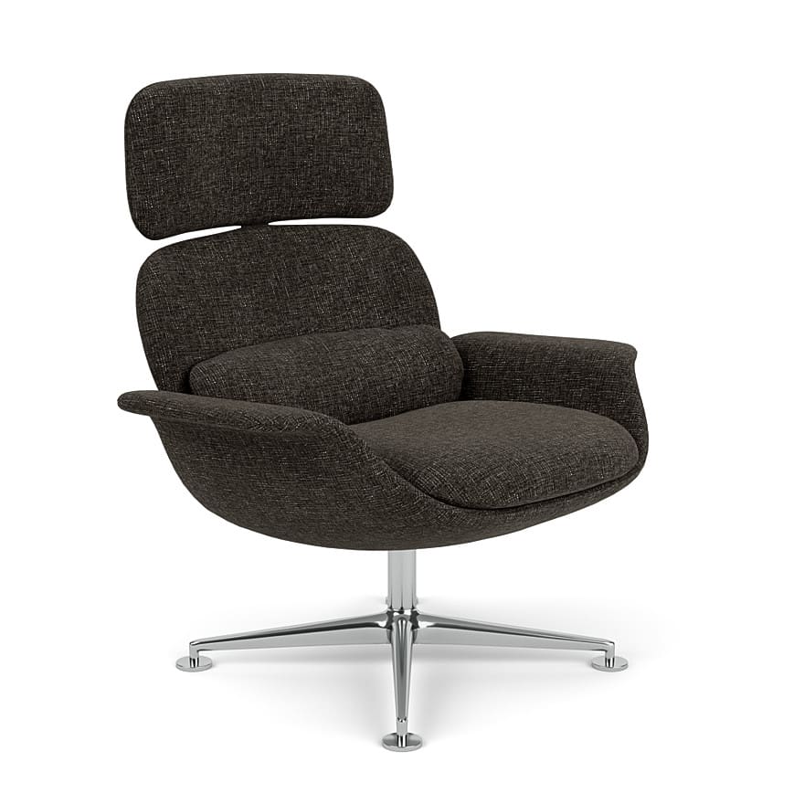 Knoll KN02 Swivel And Reclining High Back Lounge Chair