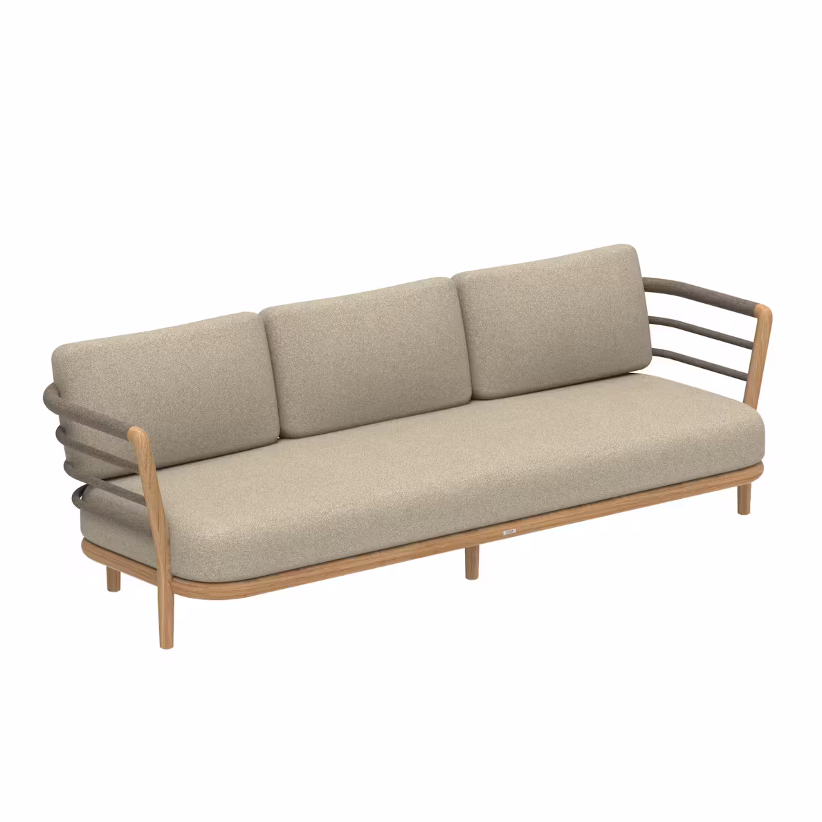 Archy Lounge three seater Teak